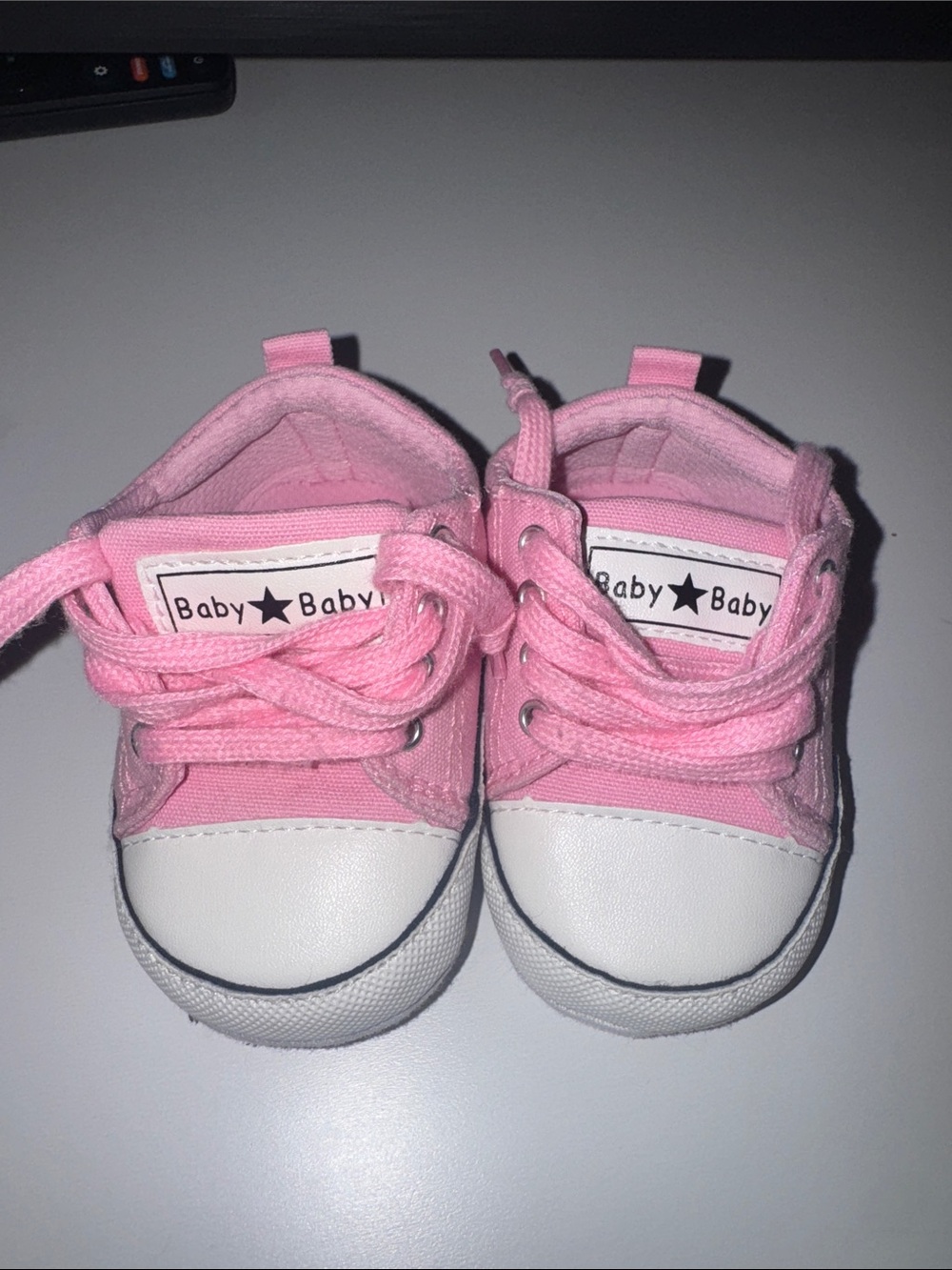 Pink Canvas Kids Sneakers